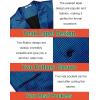 imageCOOFANDY Mens Metallic Jacket Regular Fit Blazer Casual 70s Disco Party Sport CoatBlue