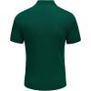 imageCOOFANDY Mens Mock Turtleneck Sweater Short Sleeve Casual Basic Tops Ribbed Knit Pullover Solid TeeDark Green