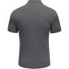 imageCOOFANDY Mens Mock Turtleneck Sweater Short Sleeve Casual Basic Tops Ribbed Knit Pullover Solid TeeDark Grey