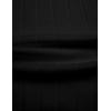 imageCOOFANDY Mens Mock Turtleneck Sweater Short Sleeve Casual Basic Tops Ribbed Knit Pullover Solid TeePat3 Striped Black