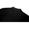 imageCOOFANDY Mens Mock Turtleneck Sweater Short Sleeve Casual Basic Tops Ribbed Knit Pullover Solid TeePat3 Striped Black