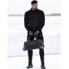 imageCOOFANDY Mens Pullover Sweaters Fashion Diamond Knit Sweater Stylish Knitwear Lightweight JumperBlack