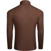 imageCOOFANDY Mens Pullover Sweaters Fashion Diamond Knit Sweater Stylish Knitwear Lightweight JumperDark Brown