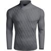 imageCOOFANDY Mens Pullover Sweaters Fashion Diamond Knit Sweater Stylish Knitwear Lightweight JumperDark Grey