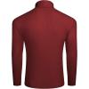 imageCOOFANDY Mens Pullover Sweaters Fashion Diamond Knit Sweater Stylish Knitwear Lightweight JumperWine Red