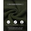 imageCOOFANDY Mens Quarter Zip Pullover Sweater Slim Fit Waffle Mock Turtleneck Polo Sweater Casual Long Sleeve SweatshirtArmy Green