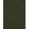imageCOOFANDY Mens Quarter Zip Sweater Slim Fit Casual Knitted Turtleneck Pullover Mock Neck Polo SweaterDark Army Green