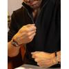imageCOOFANDY Mens Quarter Zip Sweaters Slim Fit Lightweight Knitted Mock Neck Pullover Casual Polo SweatersAll Black