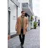 imageCOOFANDY Mens Quarter Zip Sweaters Slim Fit Lightweight Knitted Mock Neck Pullover Casual Polo SweatersArmy Green
