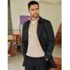 imageCOOFANDY Mens Quarter Zip Sweaters Slim Fit Mock Neck Pullover Sweater Lightweight Knitted Polo SweatersBeige