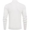 imageCOOFANDY Mens Quarter Zip Sweaters Slim Fit Mock Neck Pullover Sweater Lightweight Knitted Polo SweatersWhite