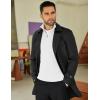 imageCOOFANDY Mens Quarter Zip Sweaters Slim Fit Mock Neck Pullover Sweater Lightweight Knitted Polo SweatersWhite