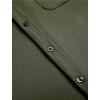 imageCOOFANDY Mens Ribbed Button Down Shirts Short Sleeve Casual Shirt with Pocket Summer Beach Camp TopsArmygreen