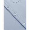 imageCOOFANDY Mens Ribbed Button Down Shirts Short Sleeve Casual Shirt with Pocket Summer Beach Camp TopsLight Blue
