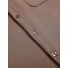 imageCOOFANDY Mens Ribbed Button Down Shirts Short Sleeve Casual Shirt with Pocket Summer Beach Camp TopsLight Brown