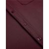imageCOOFANDY Mens Ribbed Button Down Shirts Short Sleeve Casual Shirt with Pocket Summer Beach Camp TopsMaroon
