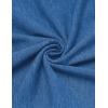 imageCOOFANDY Mens Ruffle Shawl Collar Cardigan Sleeveless Open Front Sleeveless Kimono VestBlue