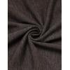 imageCOOFANDY Mens Ruffle Shawl Collar Cardigan Sleeveless Open Front Sleeveless Kimono VestCoffee