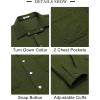 imageCOOFANDY Mens Shacket Long Sleeve Shirt Jacket with Pockets Lightweight Quilted OvershirtArmy Green