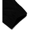 imageCOOFANDY Mens Shawl Collar Cardigan Sweater Slim Fit Button Down Cable Knitted Sweater with PocketsBlack
