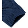 imageCOOFANDY Mens Shawl Collar Cardigan Sweater Slim Fit Button Down Cable Knitted Sweater with PocketsBlue