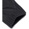 imageCOOFANDY Mens Shawl Collar Cardigan Sweater Slim Fit Button Down Cable Knitted Sweater with PocketsDark Grey