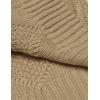 imageCOOFANDY Mens Shawl Collar Cardigan Sweater Slim Fit Button Down Cable Knitted Sweater with PocketsKhaki