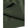 imageCOOFANDY Mens Shawl Collar Pullover Sweater Slim Fit Casual Button Cable Knit SweatersArmy Green
