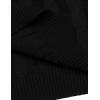imageCOOFANDY Mens Shawl Collar Pullover Sweater Slim Fit Casual Button Cable Knit SweatersBlack