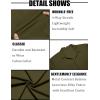 imageCOOFANDY Mens Short Sleeve Dress Shirts Button Down Untucked Wrinkle Free Shirts Casual Summer Shirt with PocketArmy Green