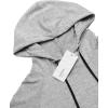 imageCOOFANDY Mens Short Sleeve Hoodie Workout Gym Sweatshirt Muscle Fit Fashion Athletic Hoodies Pullover Cotton Hooded TShirtsGrey