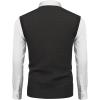 imageCOOFANDY Mens Sleeveless Sweater Vest VNeck Casual Cable Knit Button Down Cardigan VestBlack