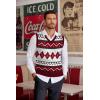 imageCOOFANDY Mens Sleeveless V Neck Pullover Sweater Slim Fit Casual Argyle Sweater VestGz981 Red and White Plaid