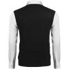 imageCOOFANDY Mens Sleeveless V Neck Pullover Sweater Slim Fit Casual Argyle Sweater VestPure Black