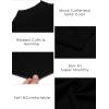 imageCOOFANDY Mens Slim Fit Mock Turtleneck Pullover Sweater Casual Basic Knitted Thermal Sweaters01black