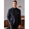 imageCOOFANDY Mens Slim Fit Mock Turtleneck Pullover Sweater Casual Basic Knitted Thermal Sweaters01black