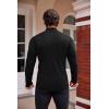 imageCOOFANDY Mens Slim Fit Mock Turtleneck Pullover Sweater Casual Basic Knitted Thermal Sweaters01black