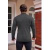imageCOOFANDY Mens Slim Fit Mock Turtleneck Pullover Sweater Casual Basic Knitted Thermal SweatersDark Gray