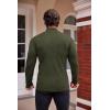 imageCOOFANDY Mens Slim Fit Mock Turtleneck Pullover Sweater Casual Basic Knitted Thermal SweatersDeep Army Green