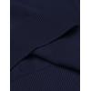 imageCOOFANDY Mens Slim Fit Mock Turtleneck Pullover Sweater Casual Basic Knitted Thermal SweatersNavy Blue