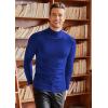 imageCOOFANDY Mens Slim Fit Mock Turtleneck Pullover Sweater Casual Basic Knitted Thermal SweatersRoyal Blue