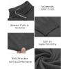 imageCOOFANDY Mens Slim Fit Turtleneck Sweater Casual Basic Knitted Long Sleeve Pullover SweaterDark Grey