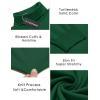 imageCOOFANDY Mens Slim Fit Turtleneck Sweater Casual Basic Knitted Long Sleeve Pullover SweaterGreen