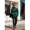 imageCOOFANDY Mens Slim Fit Turtleneck Sweater Casual Basic Knitted Long Sleeve Pullover SweaterGreen