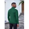 imageCOOFANDY Mens Slim Fit Turtleneck Sweater Casual Basic Knitted Long Sleeve Pullover SweaterGreen