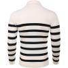 imageCOOFANDY Mens Slim Fit Turtleneck Sweater Casual Basic Knitted Long Sleeve Pullover SweaterIvory Breton