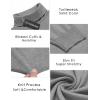 imageCOOFANDY Mens Slim Fit Turtleneck Sweater Casual Basic Knitted Long Sleeve Pullover SweaterMedium Grey