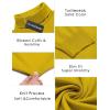 imageCOOFANDY Mens Slim Fit Turtleneck Sweater Casual Basic Knitted Long Sleeve Pullover SweaterYellow