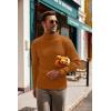 imageCOOFANDY Mens Slim Fit Turtleneck Sweater Casual Pullover Sweater Lightweight Ribbed SweaterBritish Tan