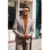 imageCOOFANDY Mens Slim Fit Turtleneck Sweater Casual Pullover Sweater Lightweight Ribbed SweaterBritish Tan